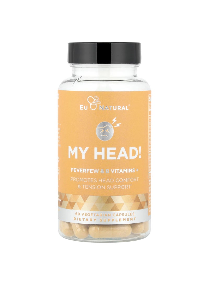 My Head!, Feverfew & B Vitamins +, 60 Vegetarian Capsules